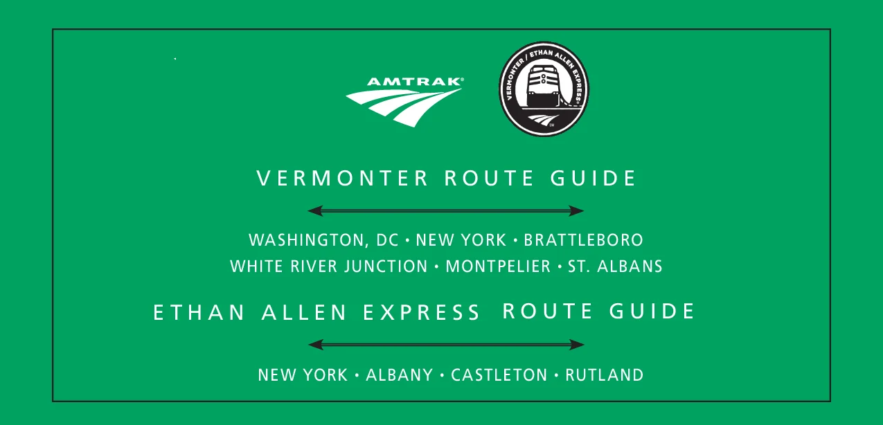 amtrack-vermonter Route Guide